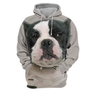 New Animal Dog Printed Hoodie Man's Sportswear