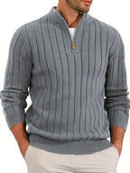 Retro Versatile Long Sleeve Sweater Men