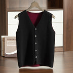 Men's V-neck Vest Premium Casual Knit Vest