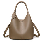 New All-match Tote Soft Leather Western Style Crossbody Bag