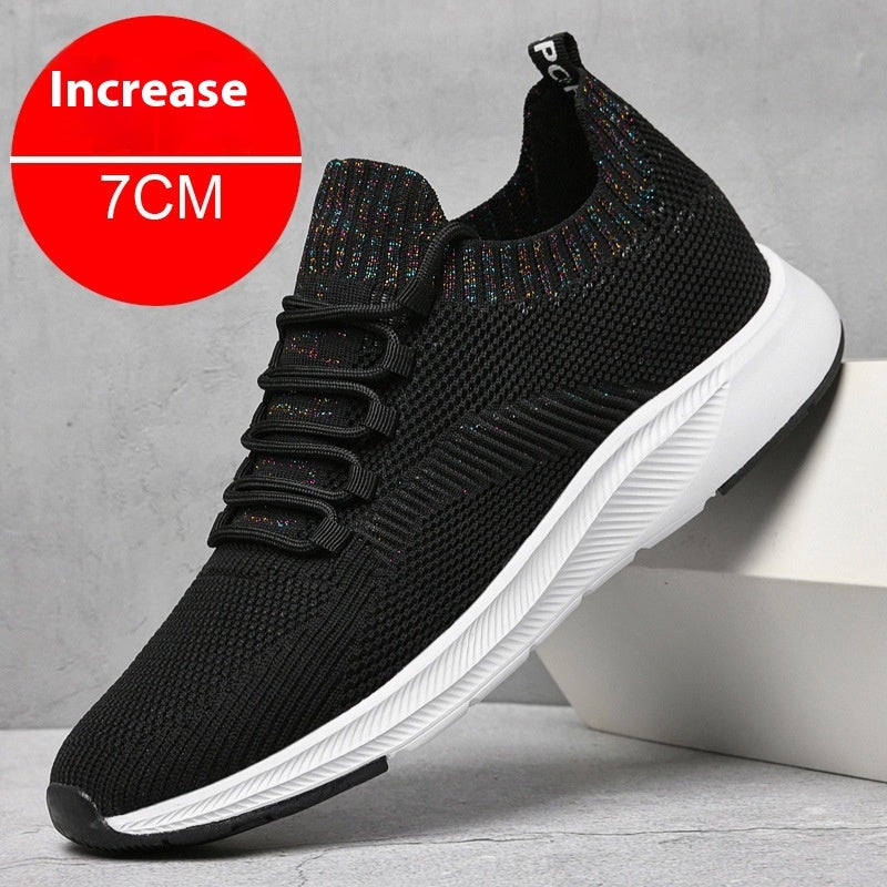 Men's Fashionable Breathable Casual Hidden Heel Sneaker
