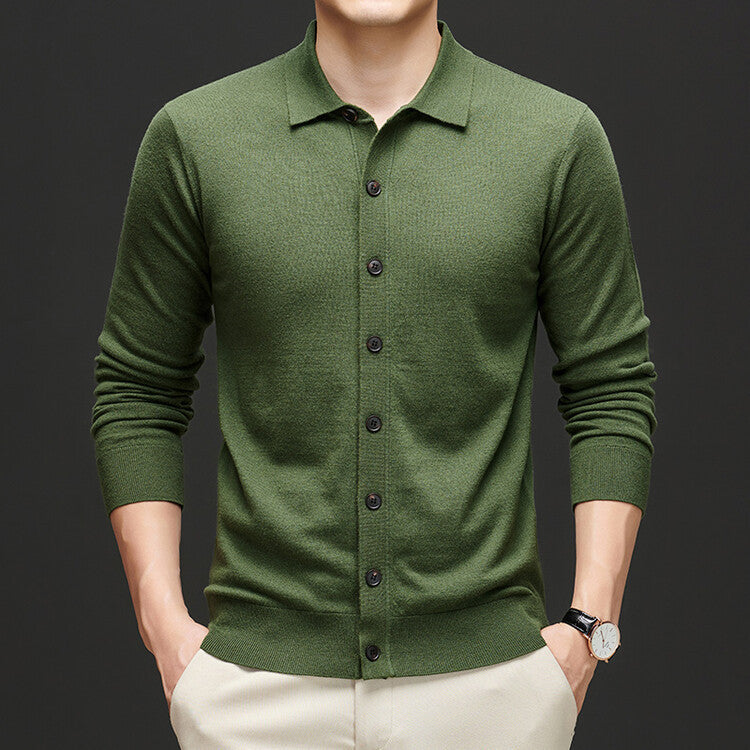 Solid Color 48 Worsted Single-sided Wool Sweater