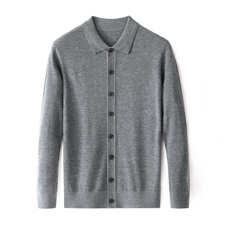 Solid Color 48 Worsted Single-sided Wool Sweater