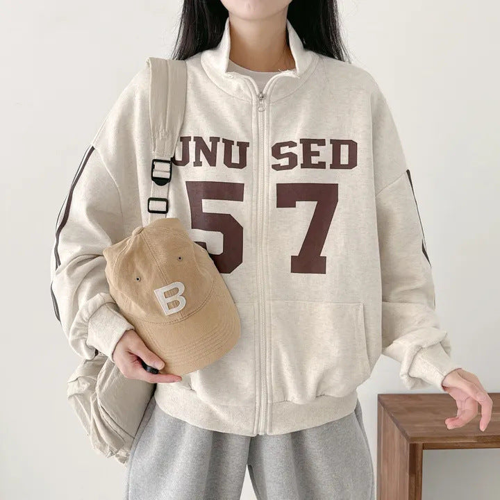 Design Sense Niche Couple Coat High Street Two Bars Raglan