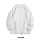 Autumn Solid Color Faux Mink Knit Sweater