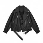 Locomotive Leather Coat Women