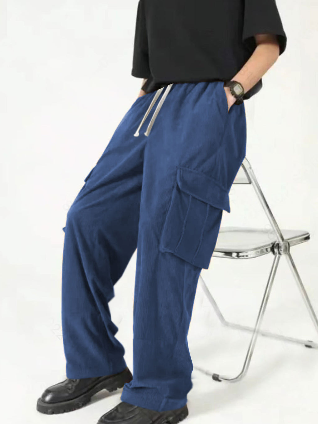 Fashion Casual Sports Corduroy Multi-pocket Work Pants