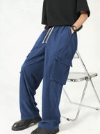 Fashion Casual Sports Corduroy Multi-pocket Work Pants