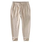 Men's Cotton And Linen Breathable Casual Versatile Loose Linen Harem Pants