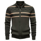 Men's Fashion Sweater Zipper Knitted Jacket
