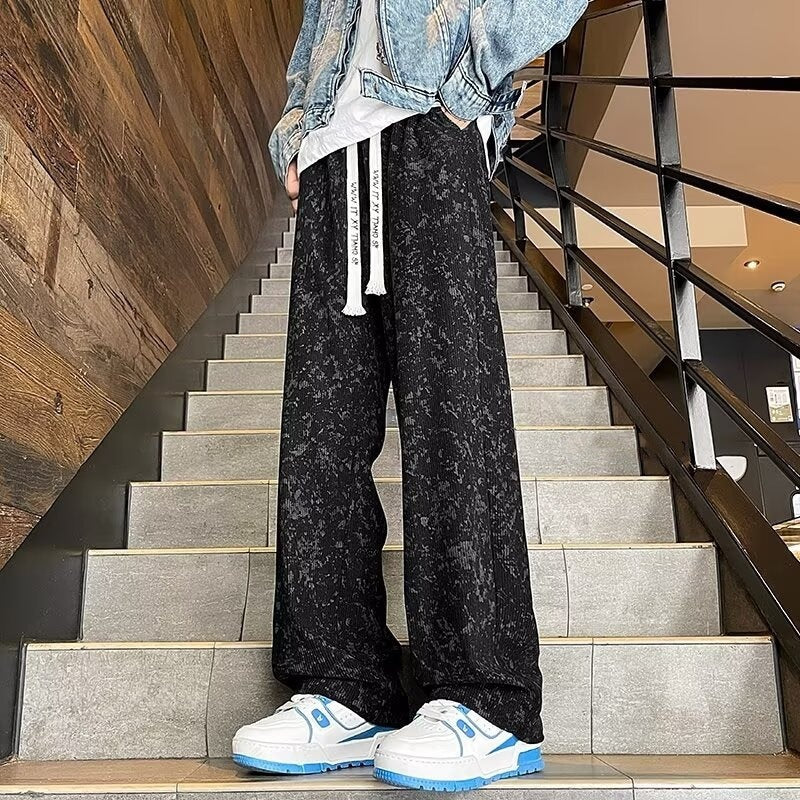 American Retro Boys Tie-dye Trousers