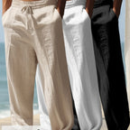 Men's Breathable And Loose Sports Straight Long Pants