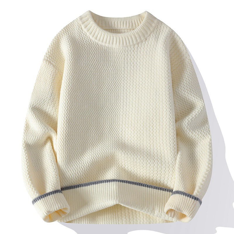 Knitwear Autumn And Winter Round Neck Casual Trend Men's Sweater