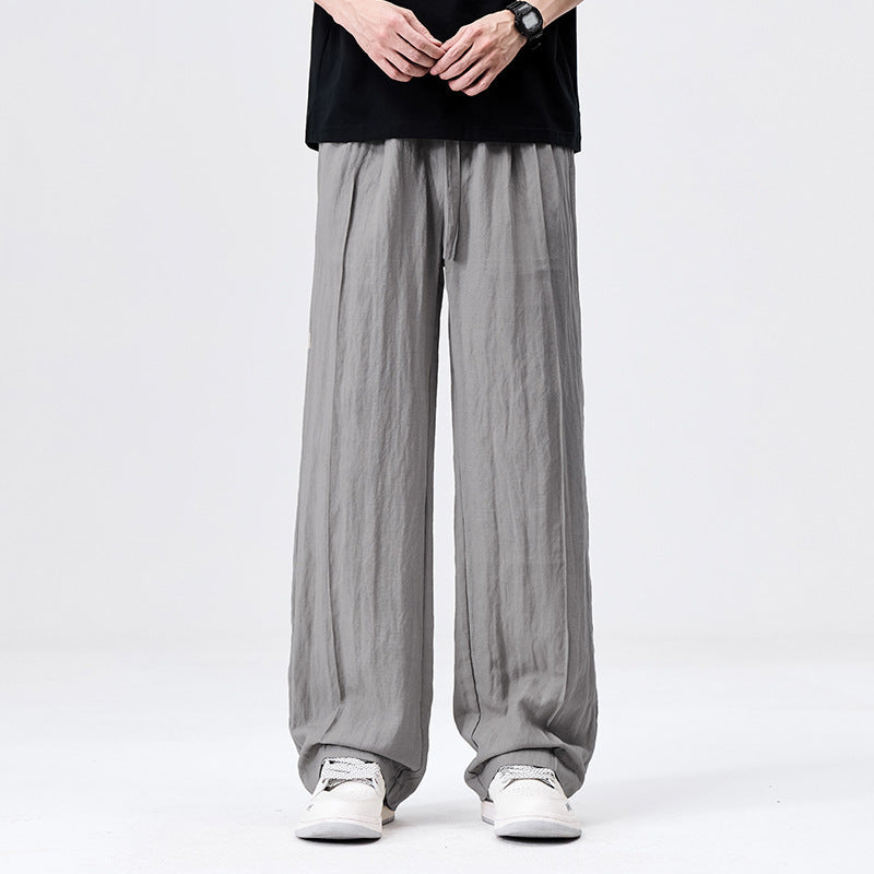 New Men's Summer Tencel Lyocell Breathable Sports Pants