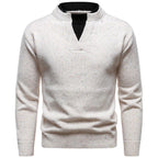 American Retro Fake Two-piece V-neck Dotted Sweater