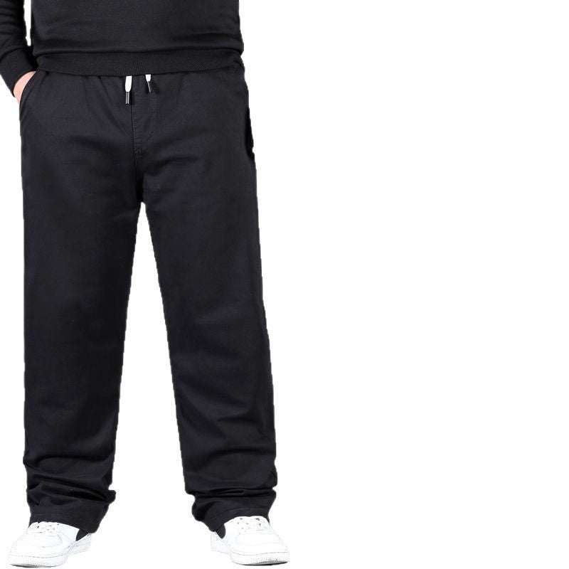High Waist Plus Size Casual Men's Plus-sized Loose Elastic Pants