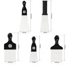 Metal Comb African Hair Pik Comb Brush Salon Hairdressing Hairstyle Styling Tool Hair Accessories