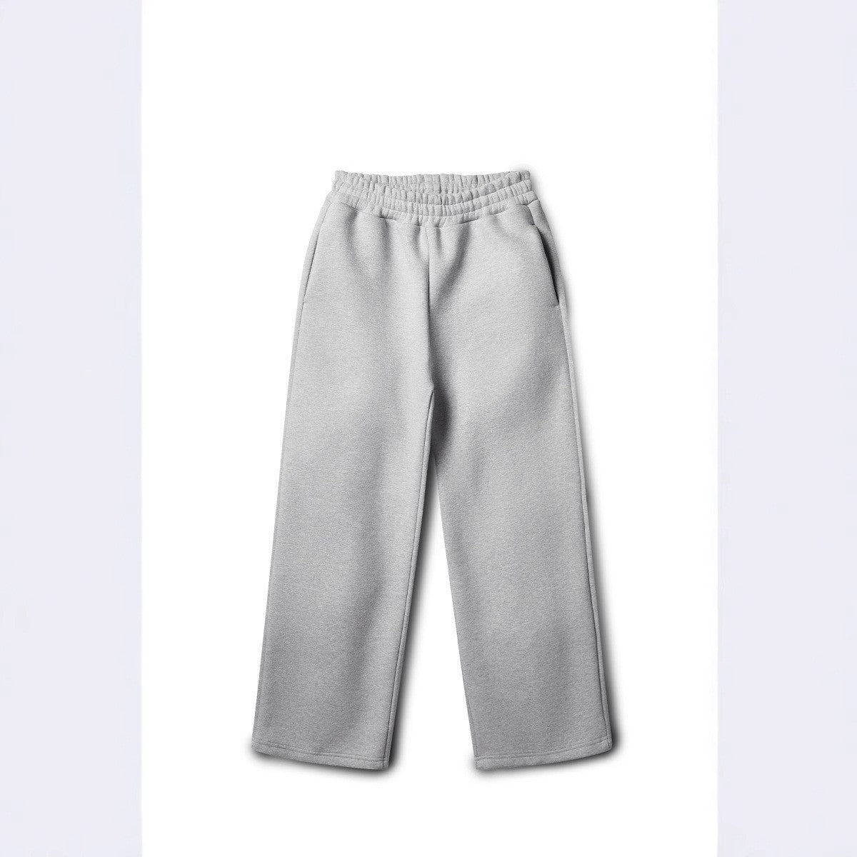 Unisex Fleece Comfortable Elastic Waistband Sweatpants