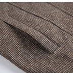 Plaid Jacket For Men With Slim Lapels