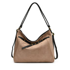 Women's Suede Leisure Commute Backpack