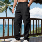 Multi-pocket Cargo Pants Men's Loose Casual Pants