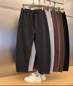 Heavy Industry Pleated Stand Cut Banana Pants Loose Wide Leg Solid Color