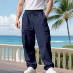 Multi-pocket Cargo Pants Men's Loose Casual Pants
