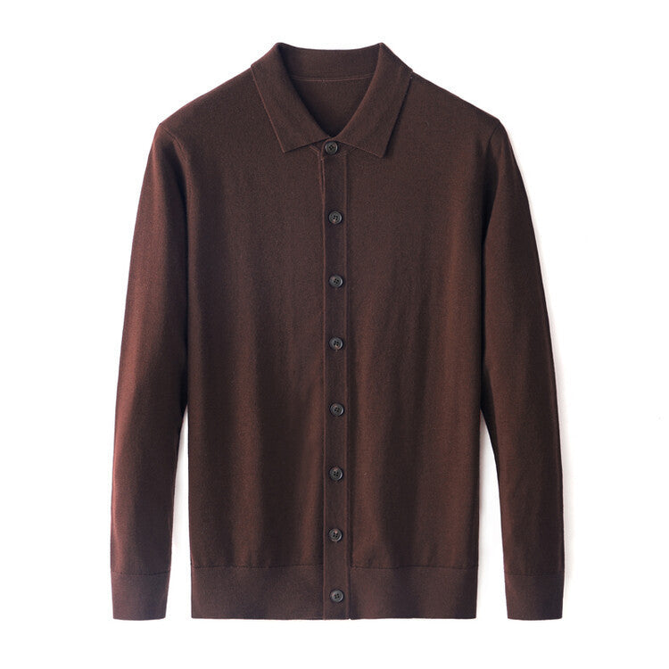 Solid Color 48 Worsted Single-sided Wool Sweater