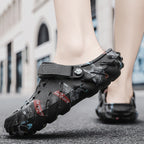 Men's Plus Size EVA Rubber And Plastic Outdoor Fashion Closed Toe Sandals