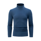 Autumn And Winter Men's Solid Color Versatile High-neck Base Layer Casual Fleece Top