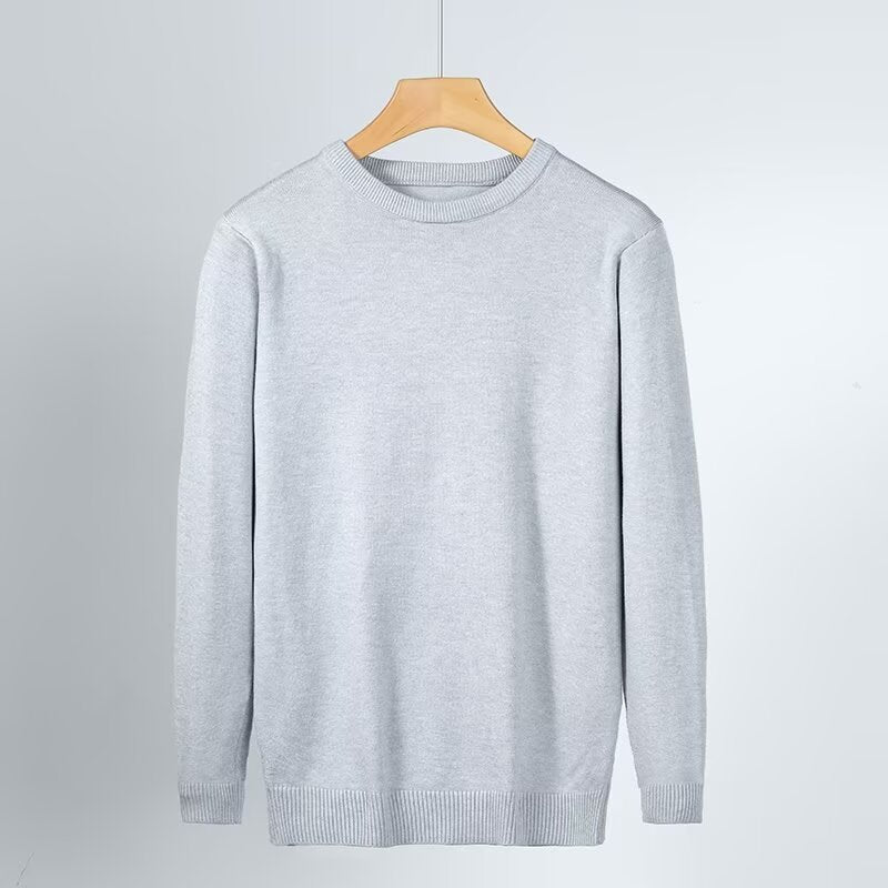 Crew Neck Casual Youth Warm Anti-Pilling Pullover Sweater