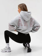 Thickened All-matching Long Sleeve Loose Hooded Hip-hop Pullover