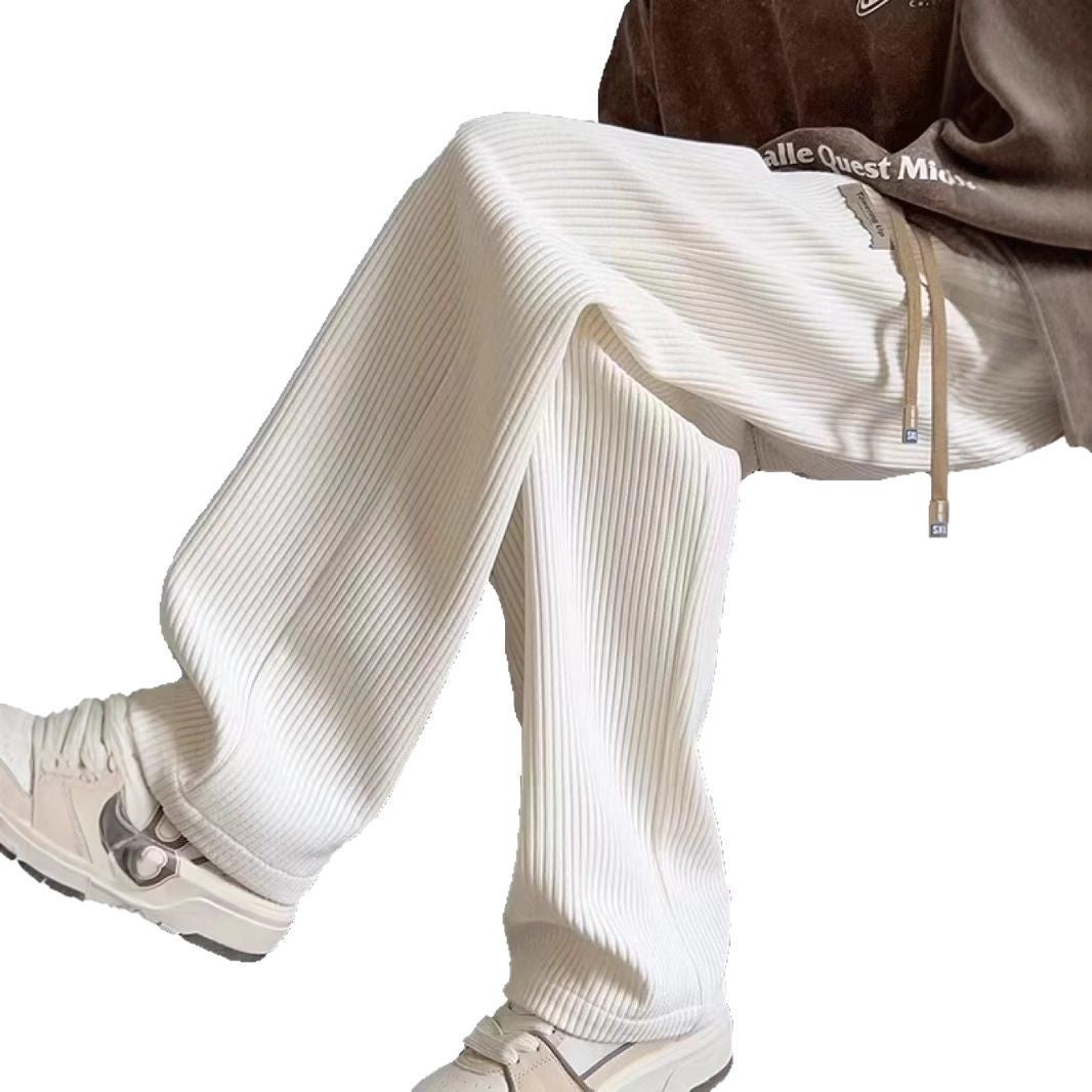 American Style Loose Corduroy Casual Pants Men