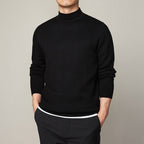 Autumn And Winter Mock Neck Sweater Men's Undershirt