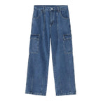 American Retro Loose Casual Workwear Jeans Wholesale