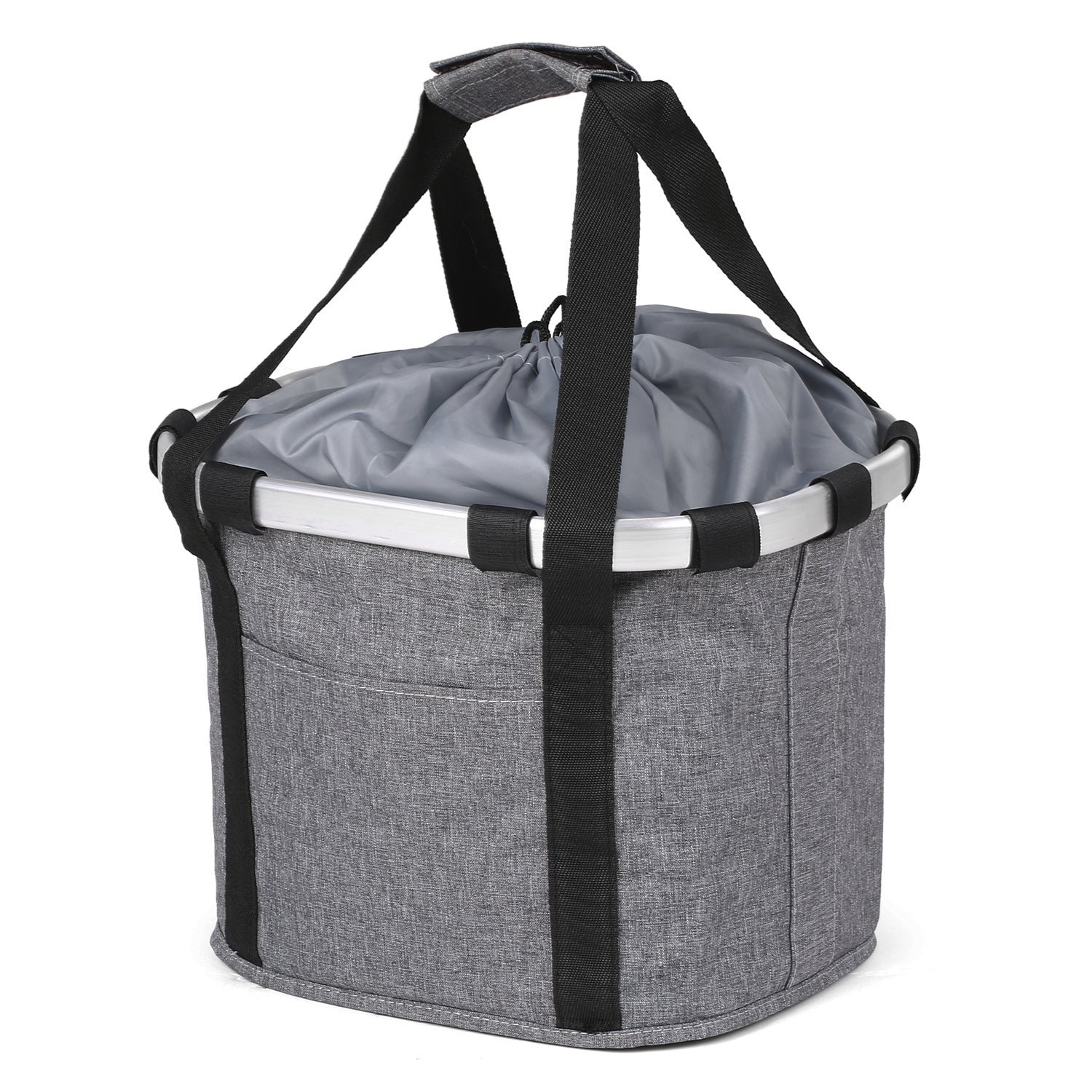 Fashion Aluminum Alloy Apron Folding Basket Bag