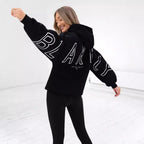Thickened All-matching Long Sleeve Loose Hooded Hip-hop Pullover
