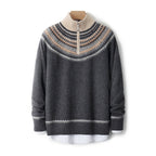 Autumn And Winter Thickening Sweater Stand Collar Outer Wear Casual Bottoming Shirt