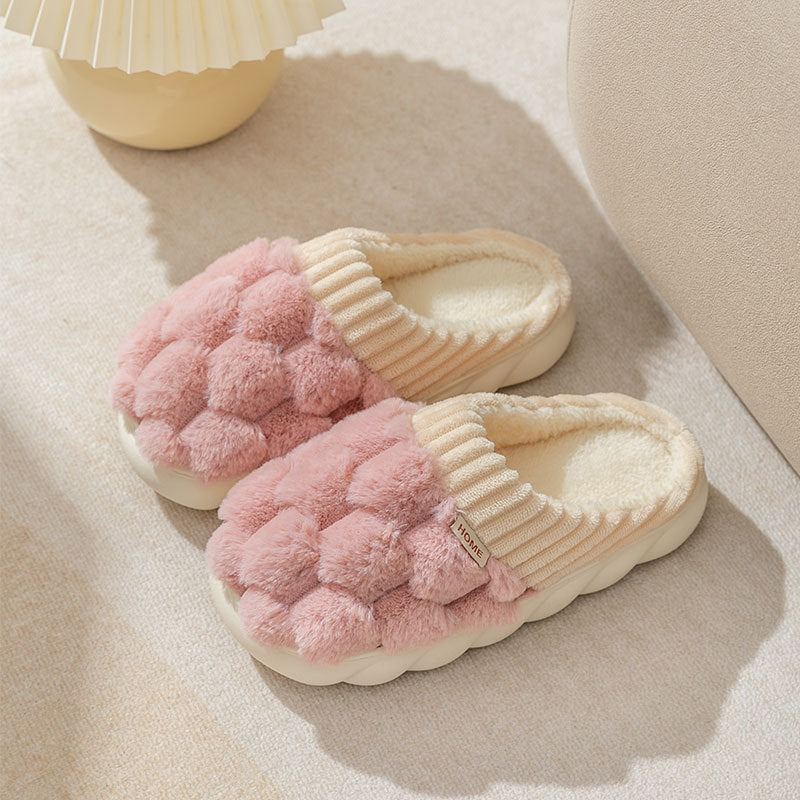 Cotton Slippers Women's Winter Home