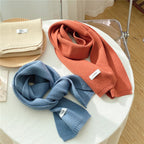Male And Female Students' Knitted Simple All-match Scarf