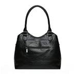 Jurchen Leather Large-capacity Soft Leather Casual Bag