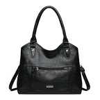 Jurchen Leather Large-capacity Soft Leather Casual Bag