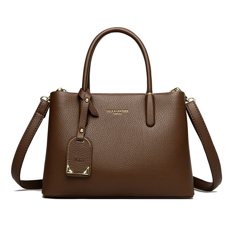 Popular One-shoulder Middle-aged Mother Bag Women's Retro Handbag