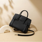 Top Layer Cowhide Handbag Large Capacity Kelly