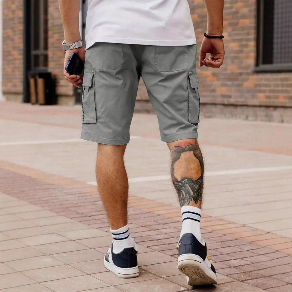 Workwear Shorts Men's New Summer American Straight Cropped Casual Pants