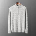 Jacquard Double-strand Thickened Long-sleeved Sweater