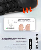 Wide Toe Shoes Leather Non-slip Breathable Outdoor Wide Last Breathable Shoes Loose And Comfortable