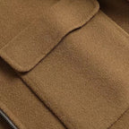 Men's Coat Thickened Double-sided Woolen Lapel Casual Woolen Coat