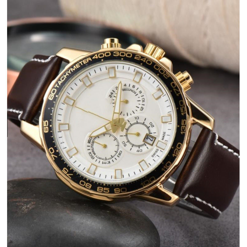Men's Day Six-pin Full-function Quartz Watch
