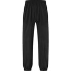 Simple Loose Thin Linen-style Sporty Drawstring Patchwork Men's Sweatpants